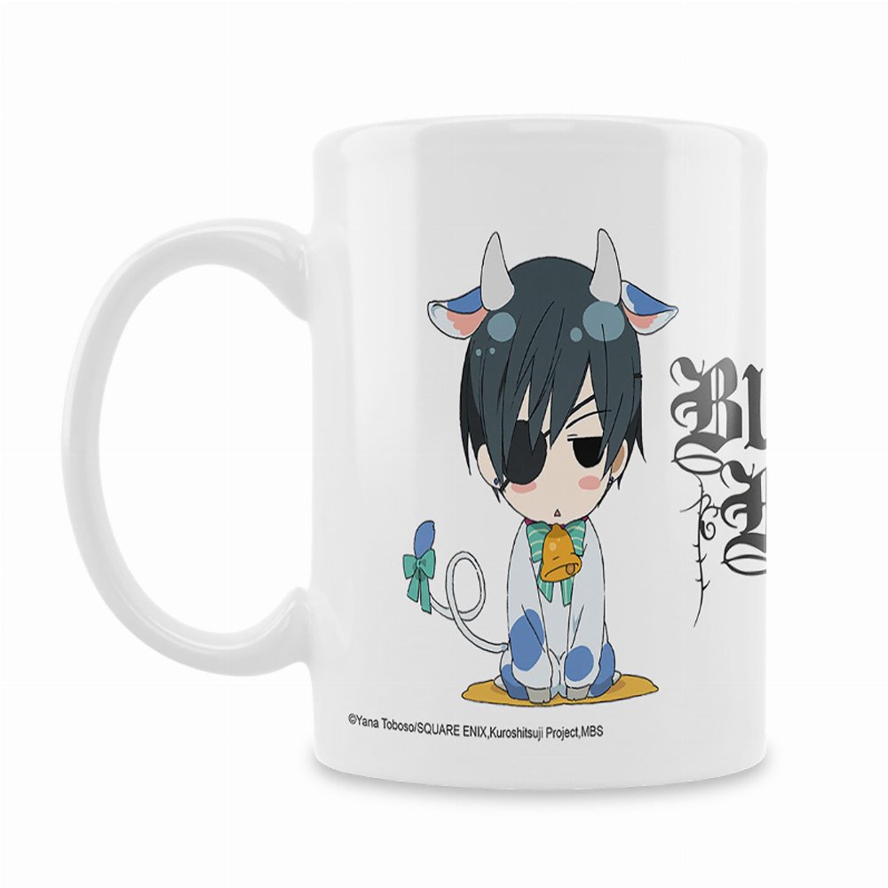 Black Butler – Cow Costumes Κεραμική Κούπα (320ml)