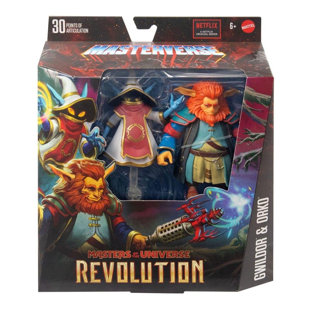 Masters of the Universe: Revolution Masterverse – Gwildor & Orko 2-Pack Φιγούρες Δράσης (13cm)