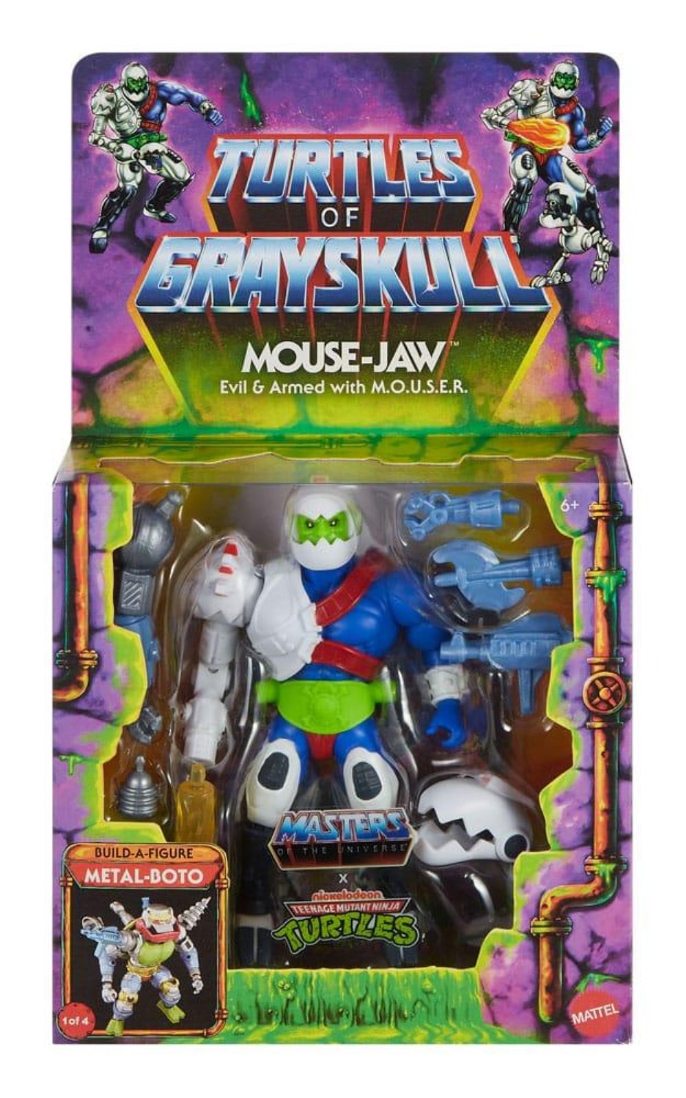 Masters of the Universe x Teenage Mutant Ninja Turtles – Mouse-Jaw Deluxe Φιγούρα Δράσης (14cm)