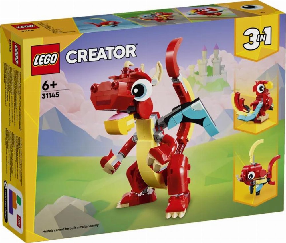 LEGO Creator – 3in1 Red Dragon (31145)