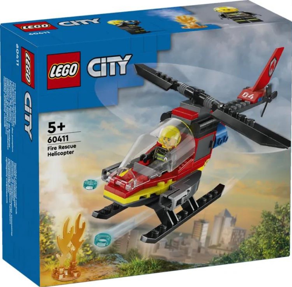 LEGO City – Fire Rescue Helicopter (60411)