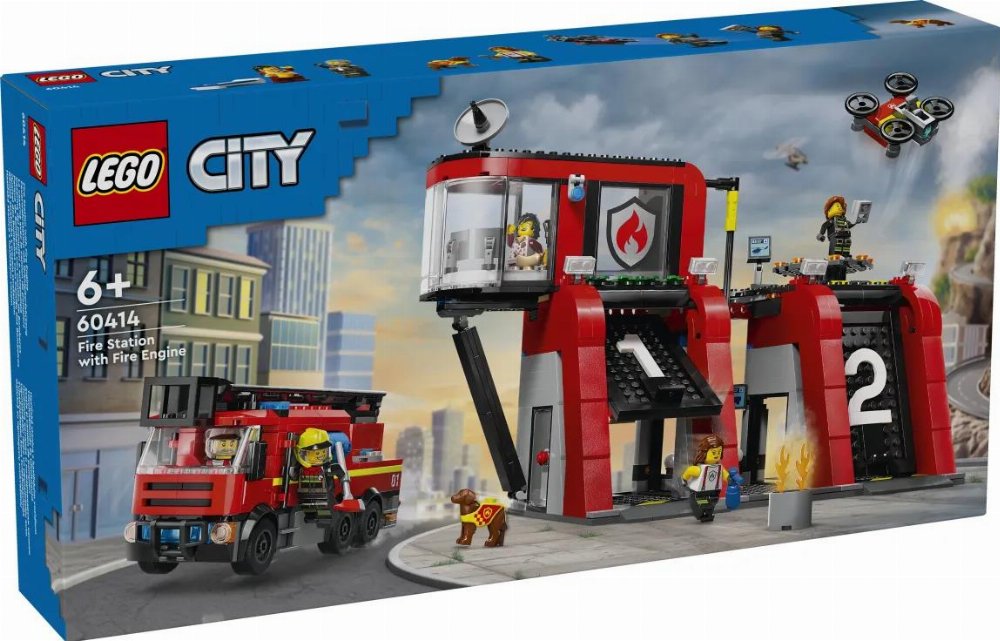 LEGO City – Fire Station With Fire Truck (60414)
