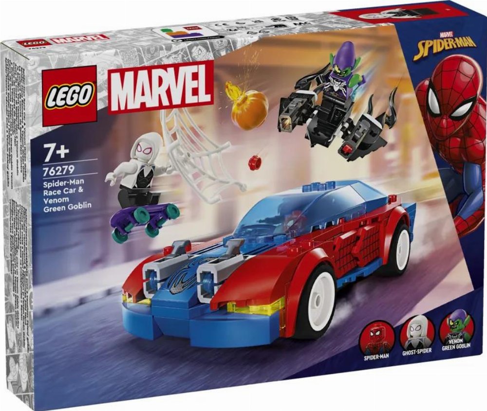 LEGO Marvel Super Heroes – Spider-Man Race Car & Venom Green Goblin (76279)