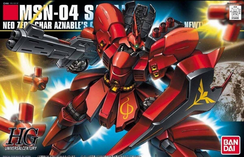 Mobile Suit Gundam – High Grade Gunpla: Sazabi 1/144 Σετ Μοντελισμού