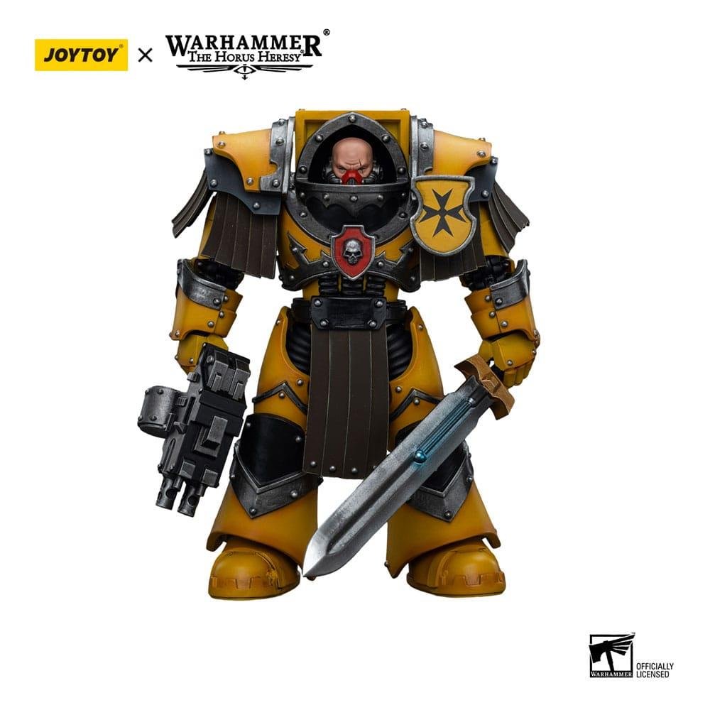 Warhammer: The Horus Heresy – Imperial Fists Legion Cataphractii Terminator Squad Legion Cataphractii Sergeant with Power Sword 1/18 Φιγούρα Δράσης (12cm)
