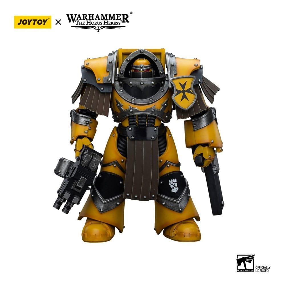 Warhammer: The Horus Heresy – Imperial Fists Legion Cataphractii Terminator Squad Legion Cataphractii with Chainfist 1/18 Φιγούρα Δράσης (12cm)