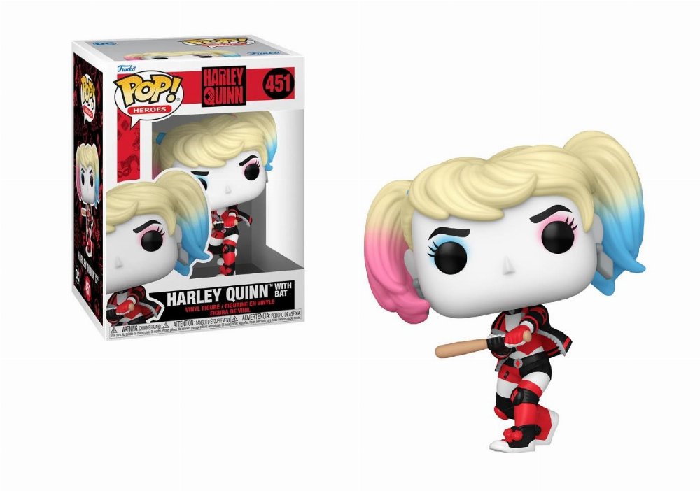 Φιγούρα Funko POP! DC Heroes – Harley Quinn with Bat #451