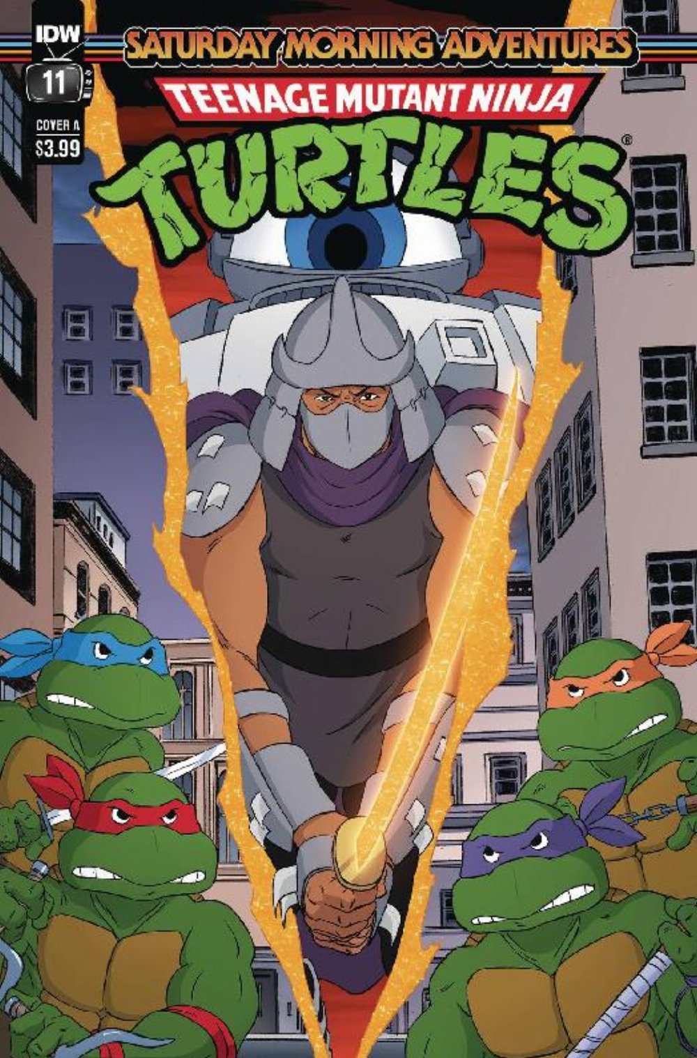 Τεύχος Κόμικ Teenage Mutant Ninja Turtles Saturday Morning Adventure #11