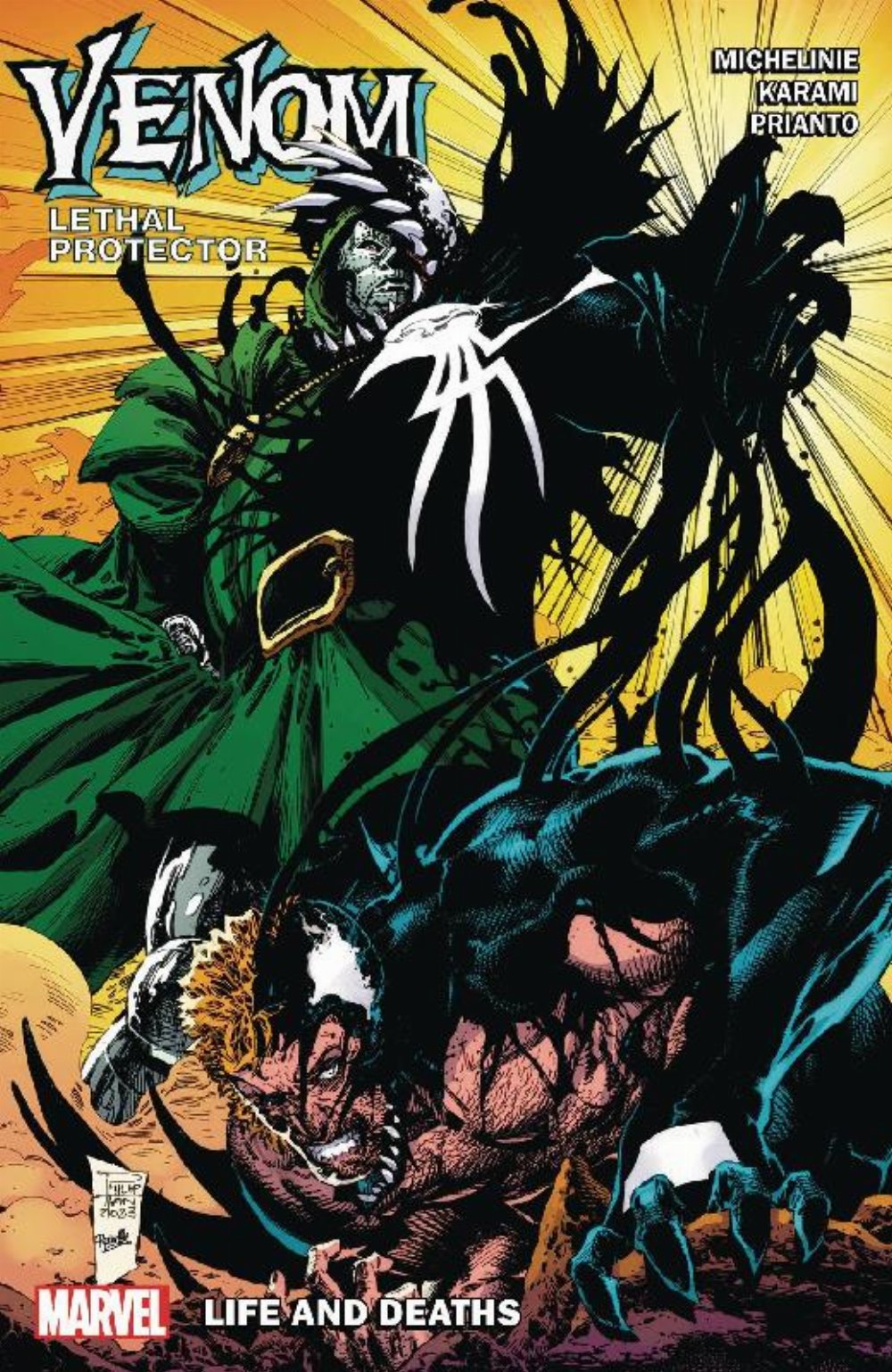 Εικονογραφημένος Τόμος Venom Lethal Protector Life And Deaths