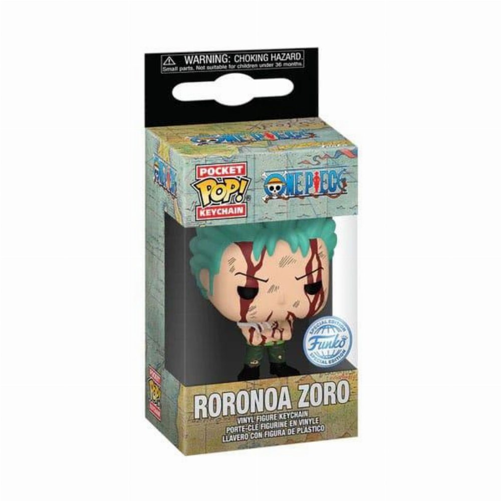 Funko Pocket POP! Μπρελόκ One Piece – Zoro “Nothing Happened” Φιγούρα