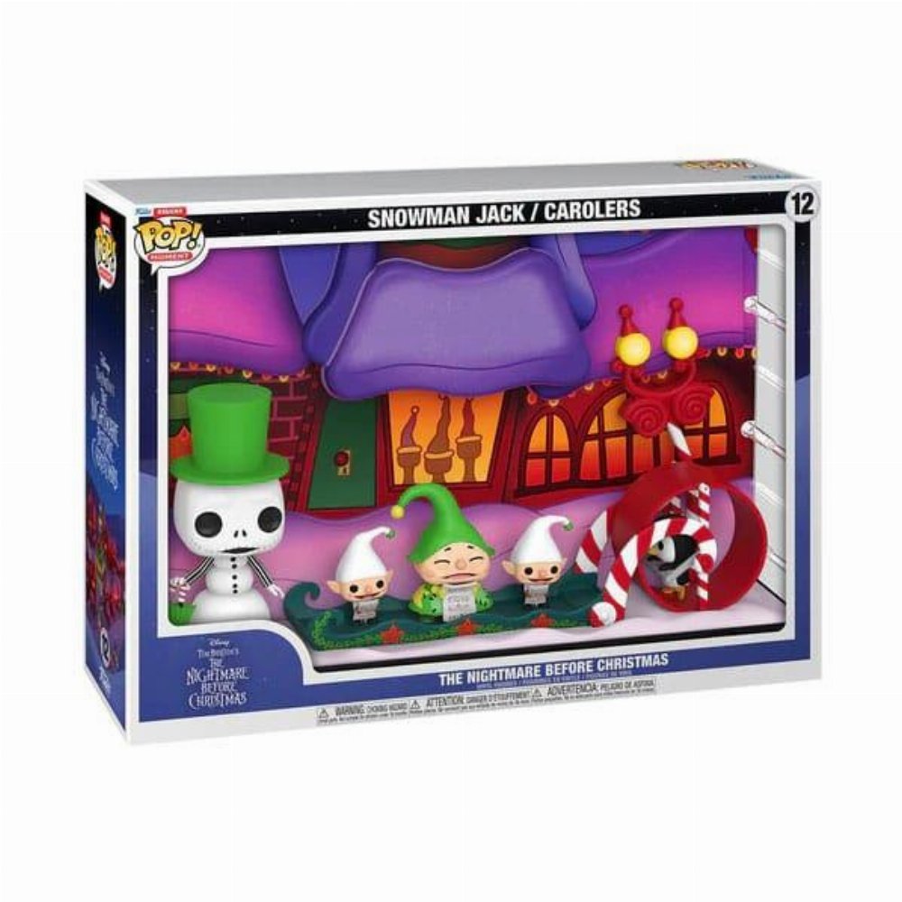 Φιγούρες Funko POP! Moment Deluxe: Disney Nightmare Before Christas – Snowman Jack & Carolers #12