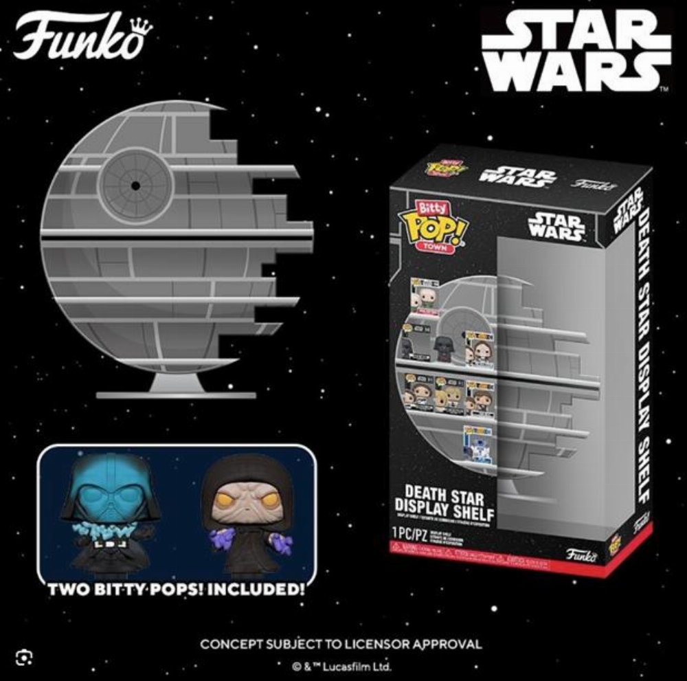 Funko Bitty POP! Town: Star Wars – Death Star Display Shelf (Περιέχει 2 Bitty POP!)