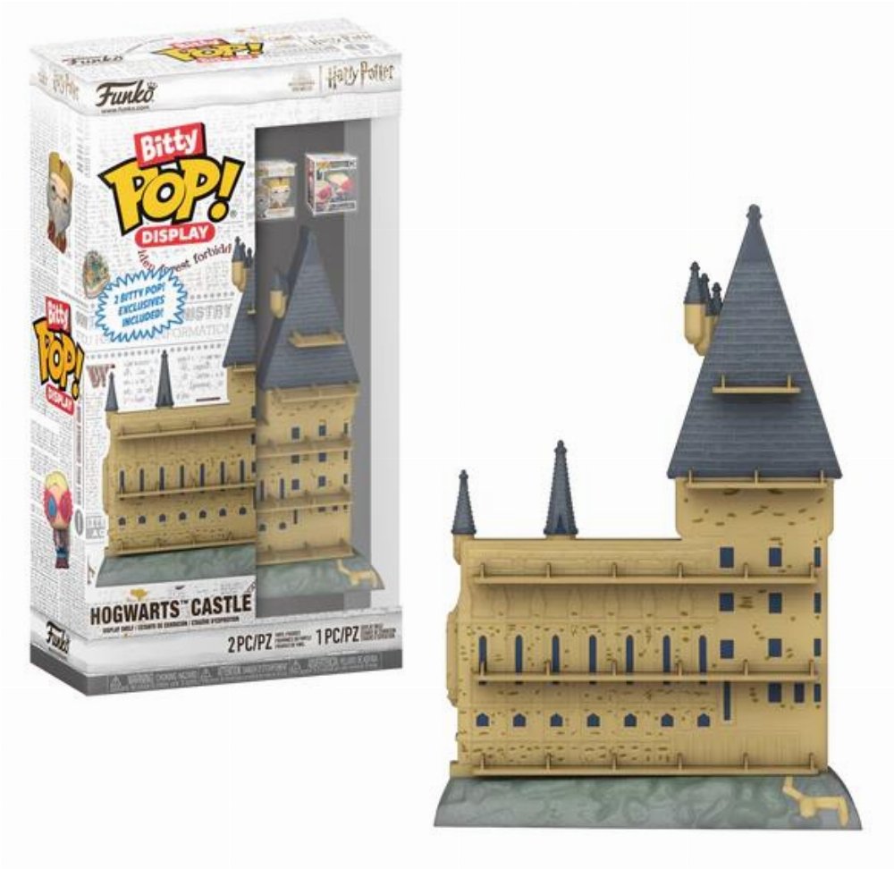 Funko Bitty POP! Town: Harry Potter - Hogwarts Castle Display Shelf (Περιέχει 2 Bitty POP!)