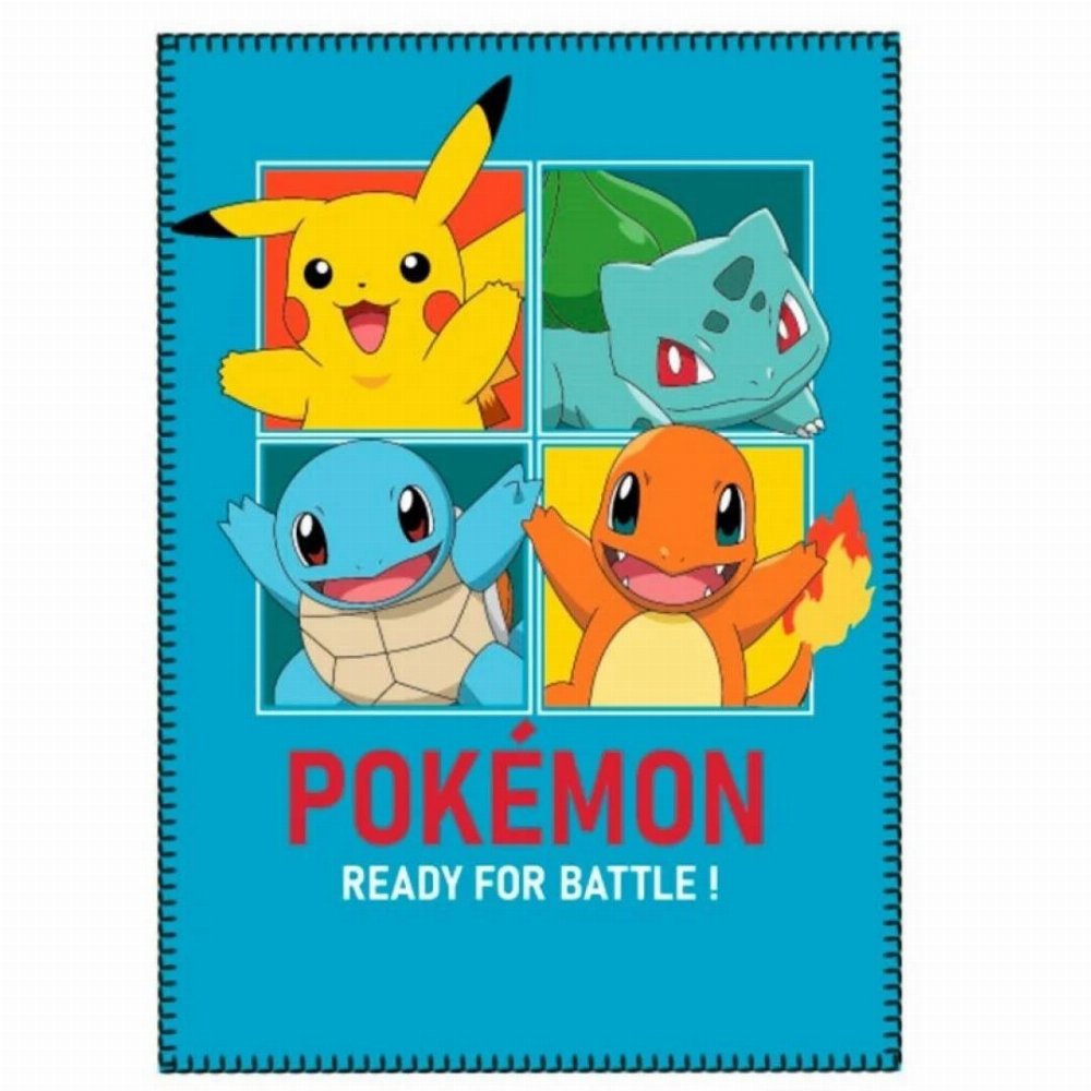 Pokemon – Ready for Battle Κουβέρτα (100x140cm)