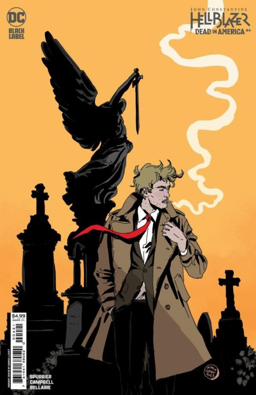 Τεύχος Κόμικ John Constantine Hellblazer: Dead In America #4 (Of 9) Cover B