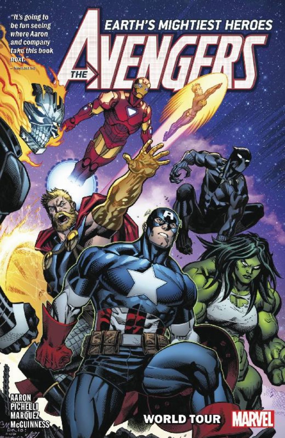 Εικονογραφημένος Τόμος The Avengers By Jason Aaron Vol. 02 World Tour