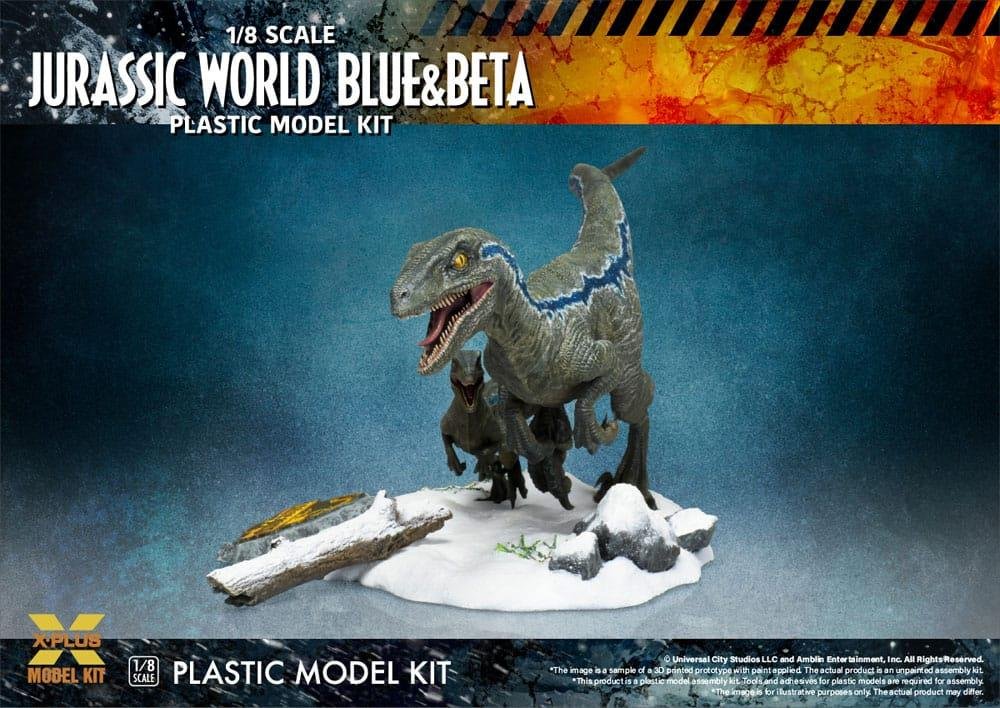 Jurassic World – Dominion Velociraptor Blue & Beta 1/8 Σετ Μοντελισμού (40cm)