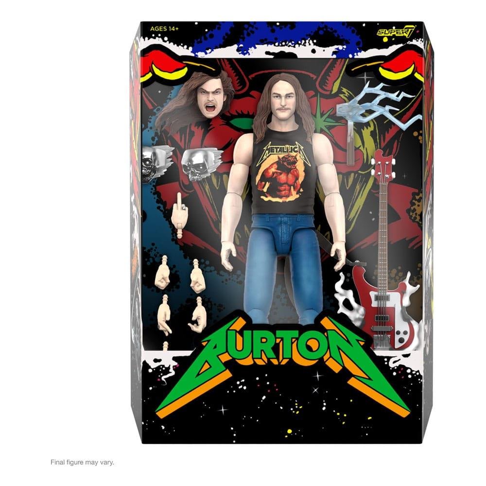 Metallica: Ultimates – Cliff Burton Φιγούρα Δράσης (18cm)
