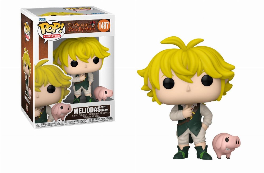 Φιγούρα Funko POP! The Seven Deadly Sins – Meliodas with Hawk #1497