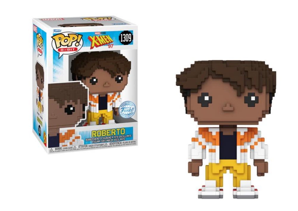 Φιγούρα Funko POP! Marvel: X-Men ’97 – Roberto (8-Bit) #1309 (Exclusive)