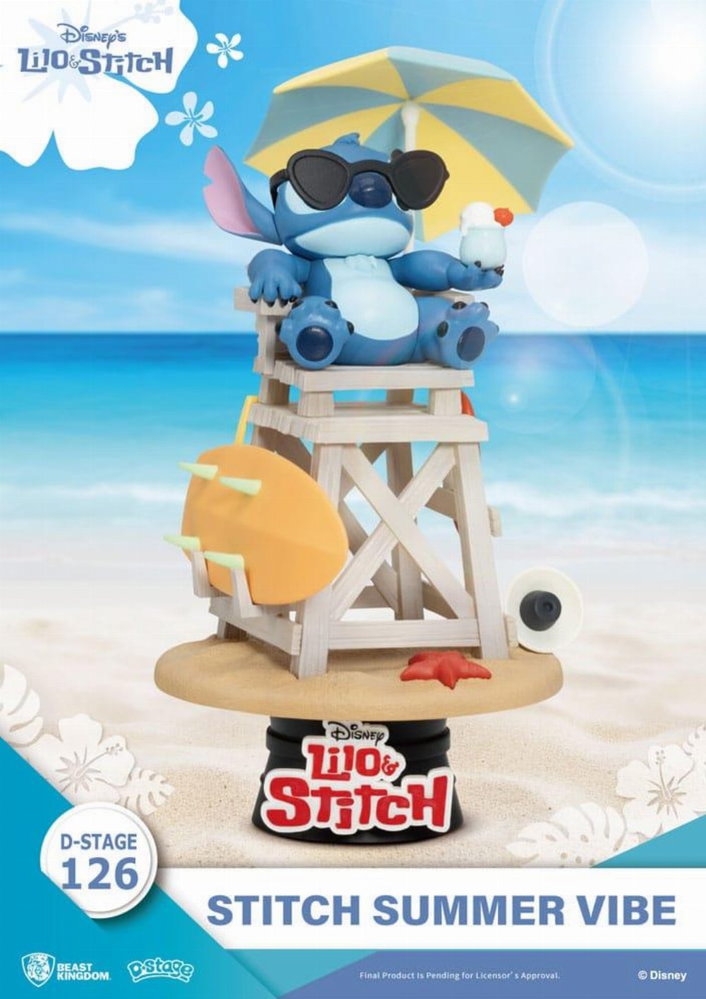 Disney: D-Stage – Stitch Summer Vibe Φιγούρα Αγαλματίδιο (16cm)