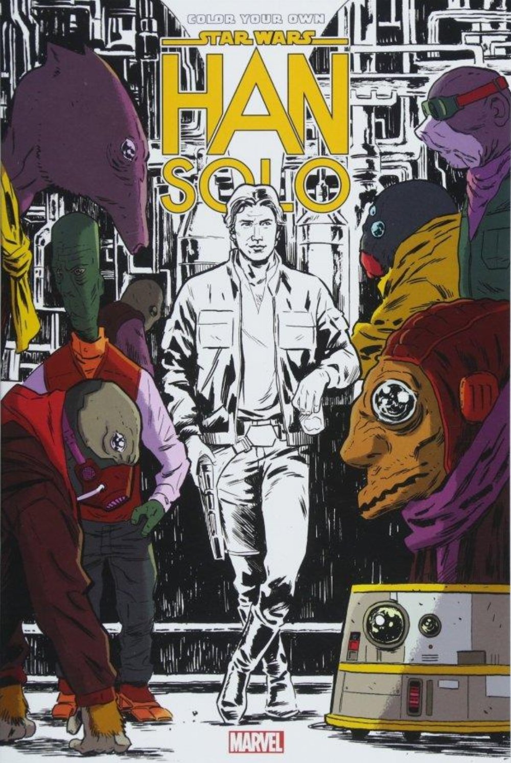 Βιβλίο Ζωγραφικής Color Your Own Star Wars Han Solo