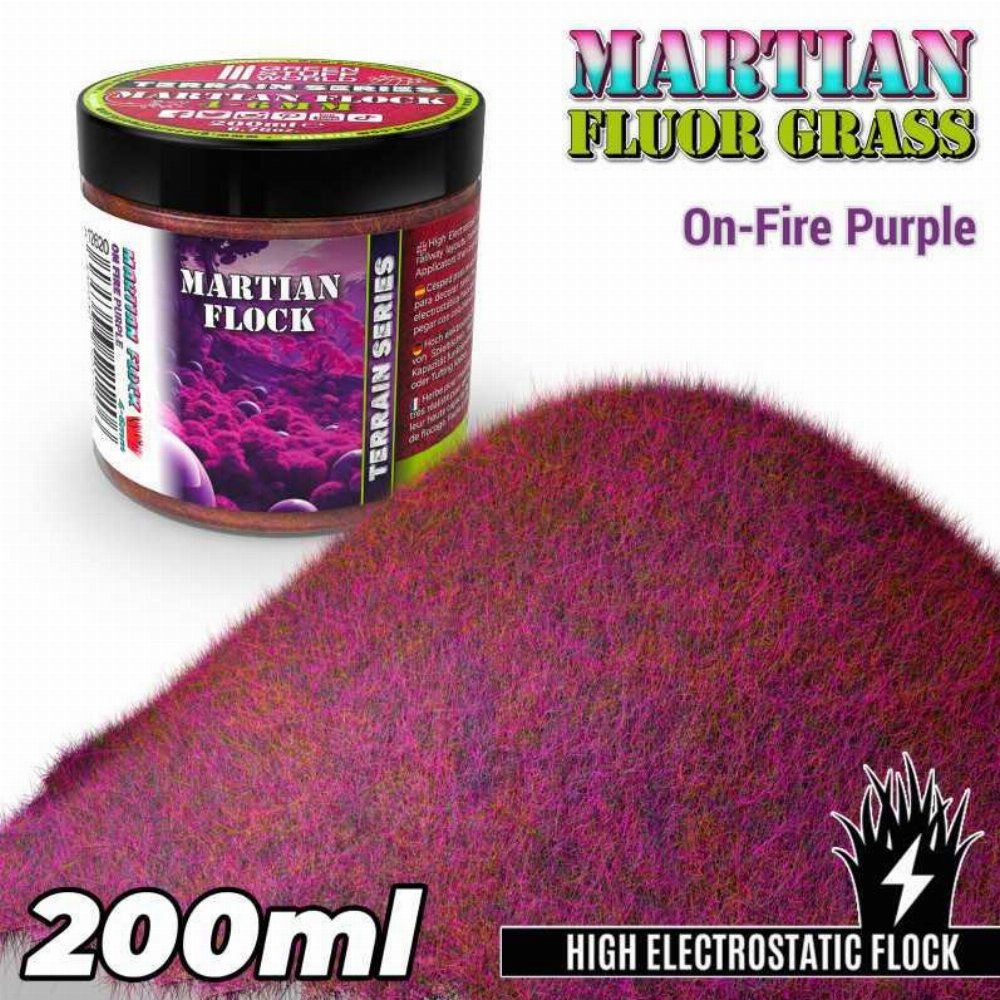 Green Stuff World – On Fire Purple Martian Fluor Grass (200ml)