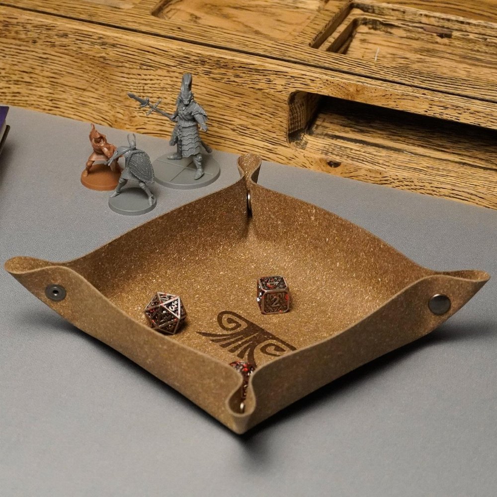 Rathskellers Dice ‘n’ Bits Tray – Regenerated Leather