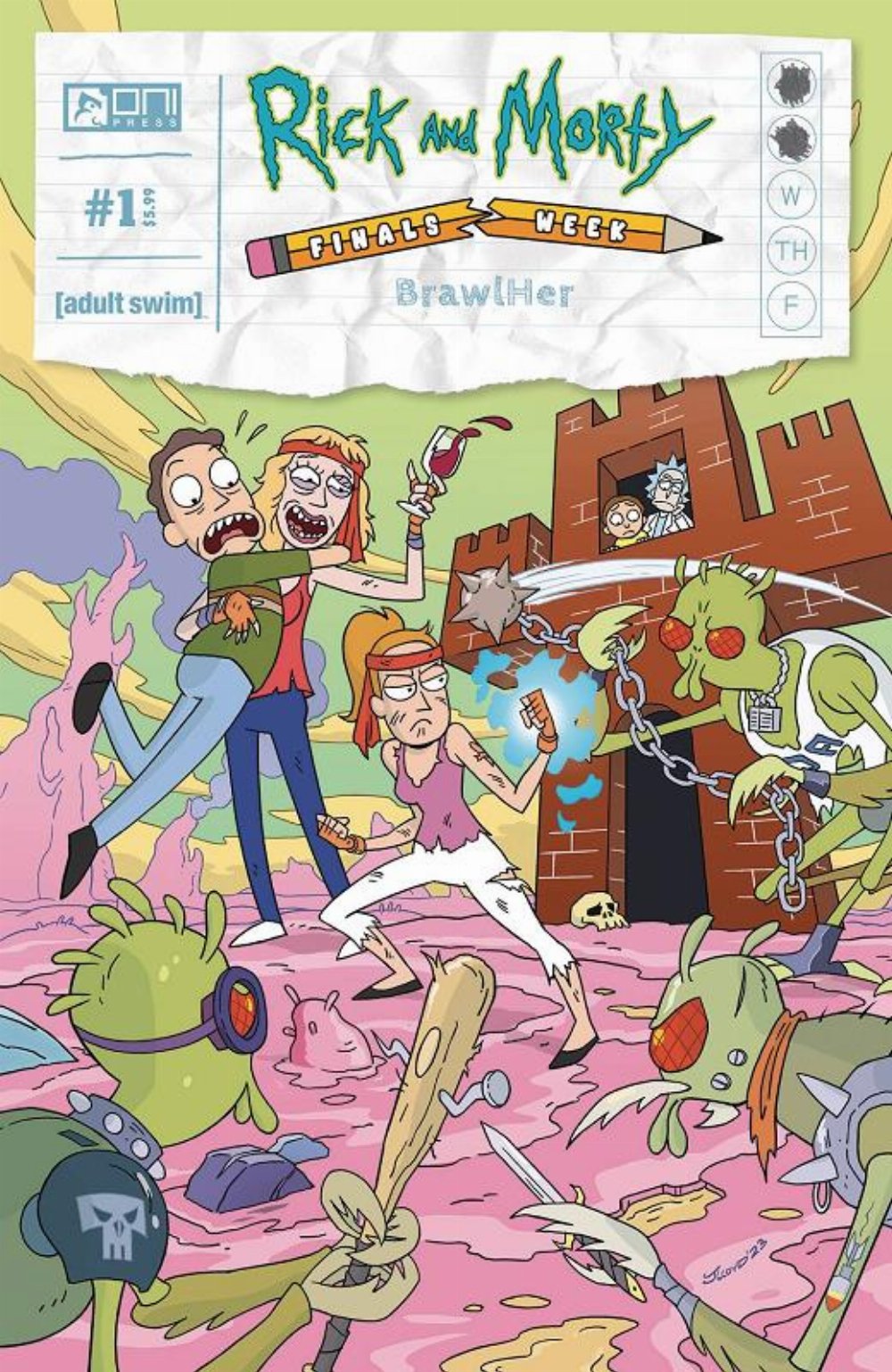Τεύχος Κόμικ Rick And Morty Presents Finals Week Brawlher #1 Cover B