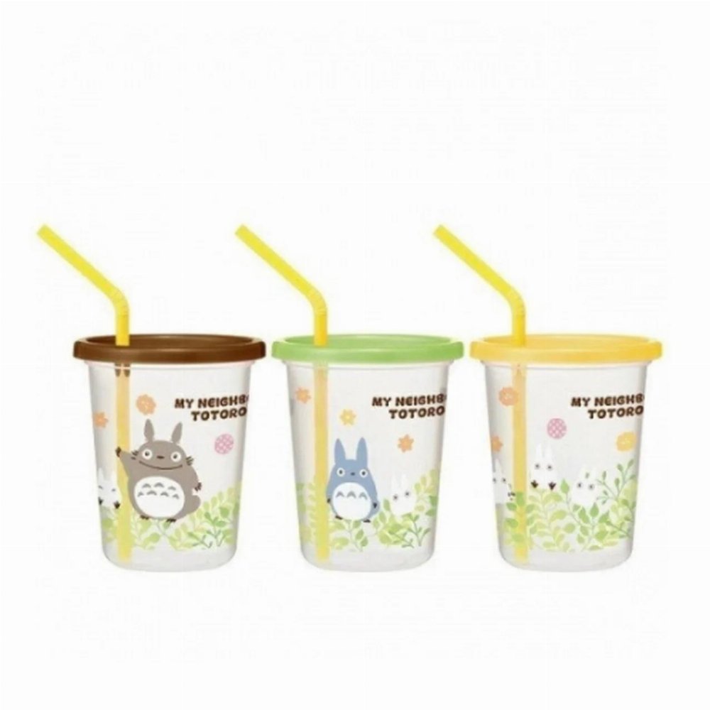Studio Ghibli – My Neighbor Totoro Σετ Ποτήρια με Καλαμάκι (320ml)