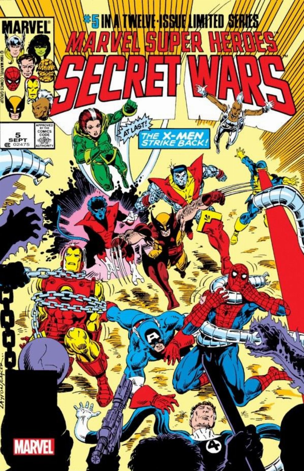 Τεύχος Κόμικ Marvel Super Heroes Secret Wars Facsimile Edition #5