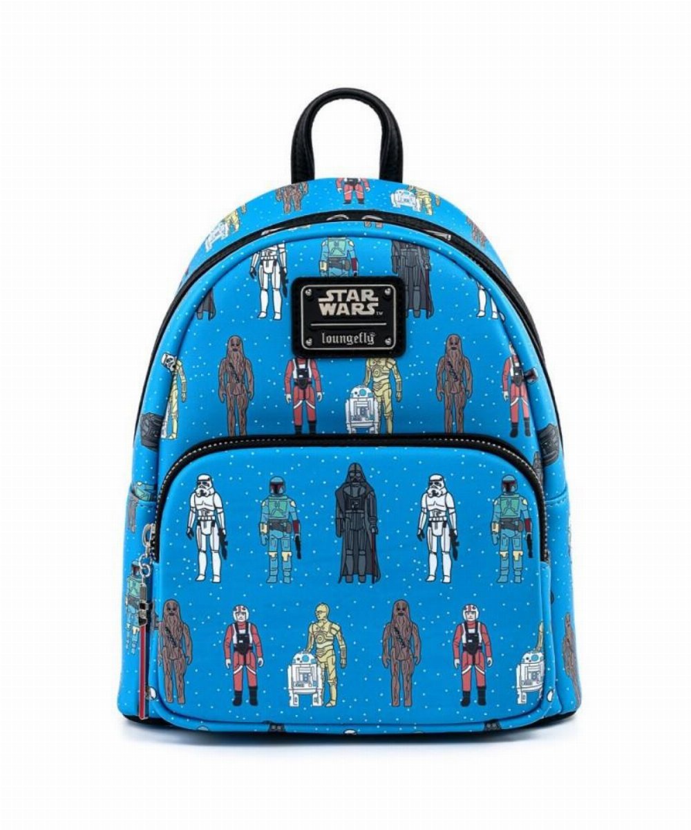 Loungefly – Star Wars: Action Figures all over print Τσάντα Σακίδιο