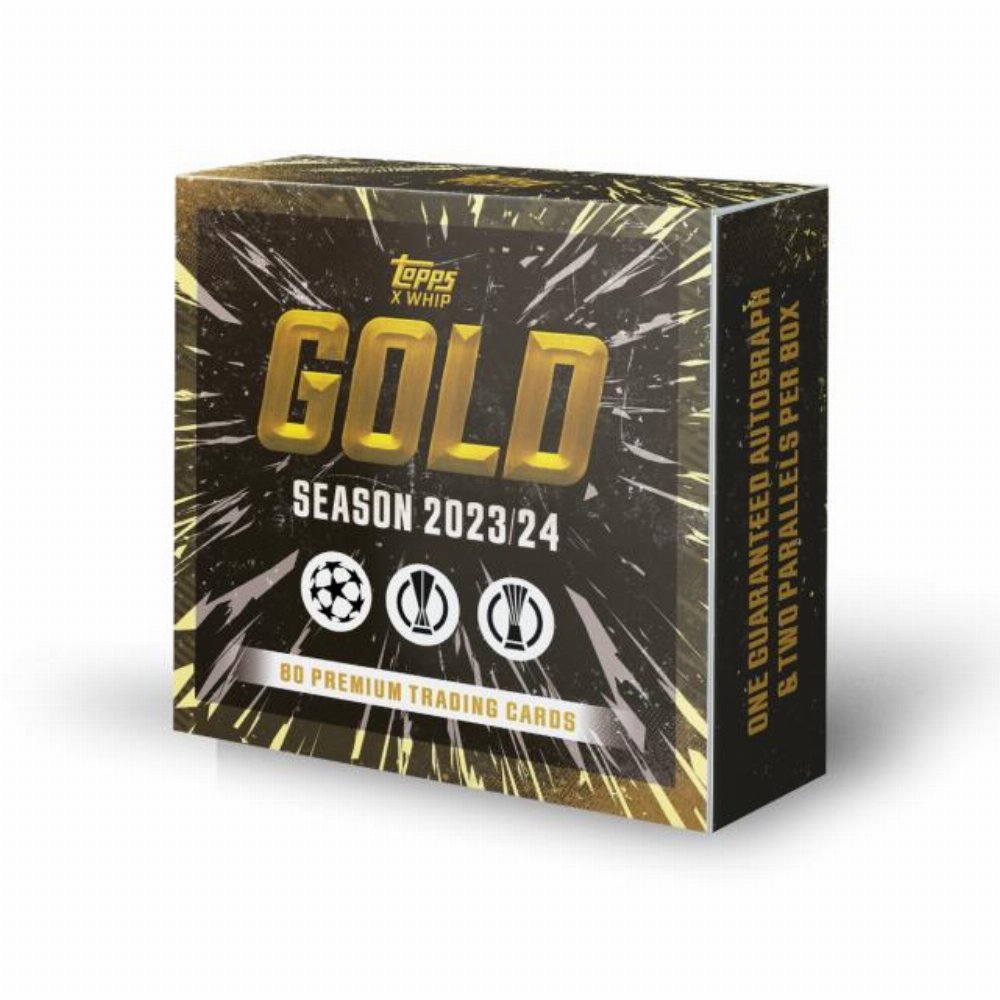 Topps – 2023-24 UEFA Club Competitions Gold Hobby Box (80 Κάρτες)