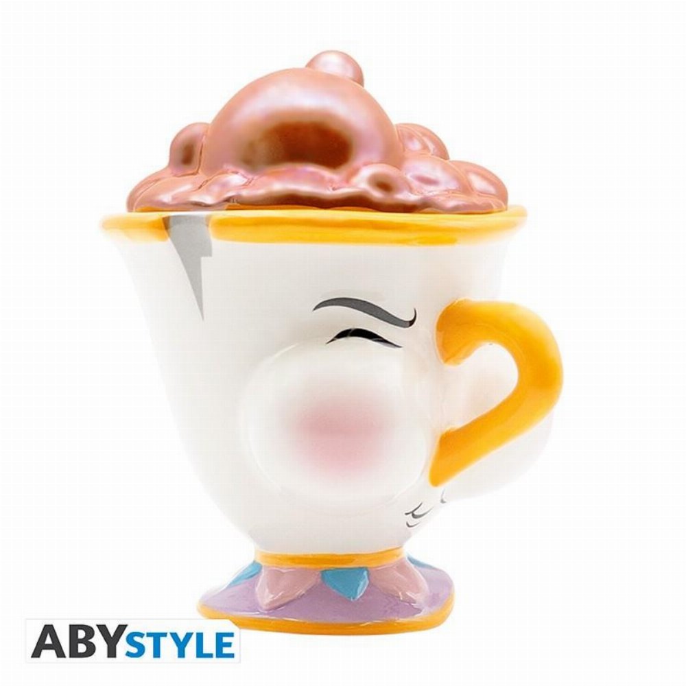 Disney: Beauty and the Beast - Chip with Bubbles 3D Κεραμική Κούπα (300ml)