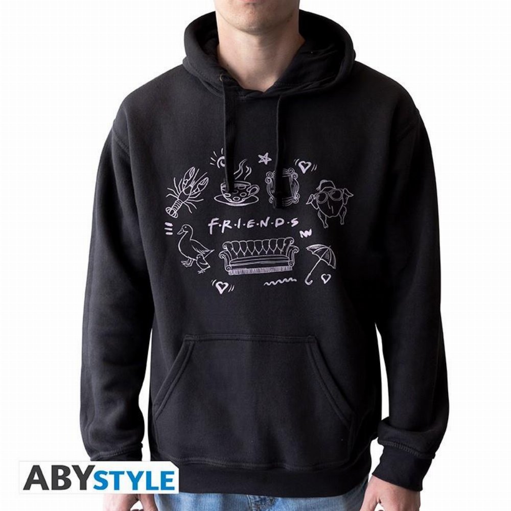 Τα Φιλαράκια – Scribble Φούτερ Hoodie (M)