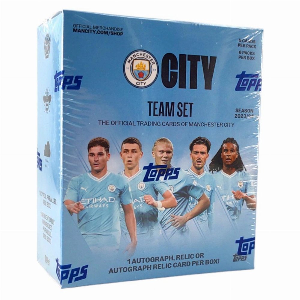Topps – 2023-24 Manchester City Official Team Set (6 Φακελάκια)