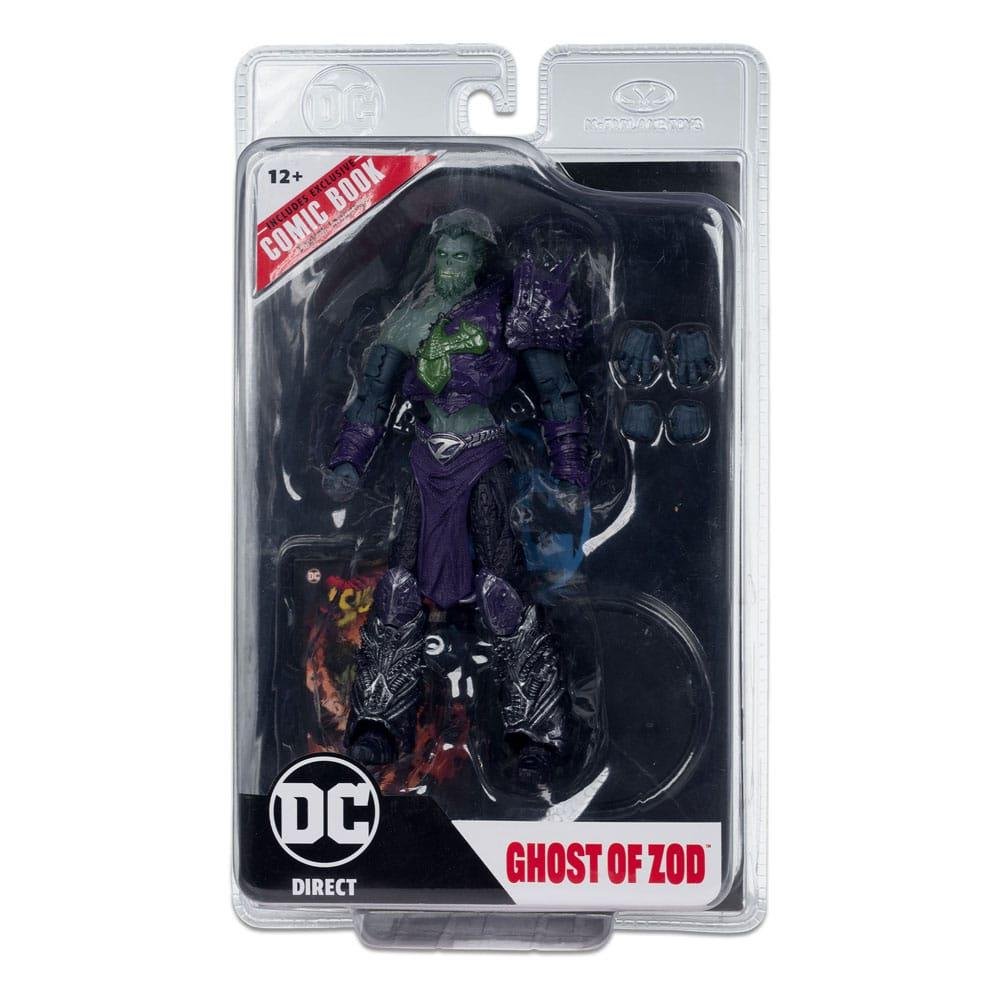 DC Direct: Gold Label – Ghost of Zod (Ghosts of Krypton) Φιγούρα Δράσης (18cm) Περιέχει Comic Βιβλίο