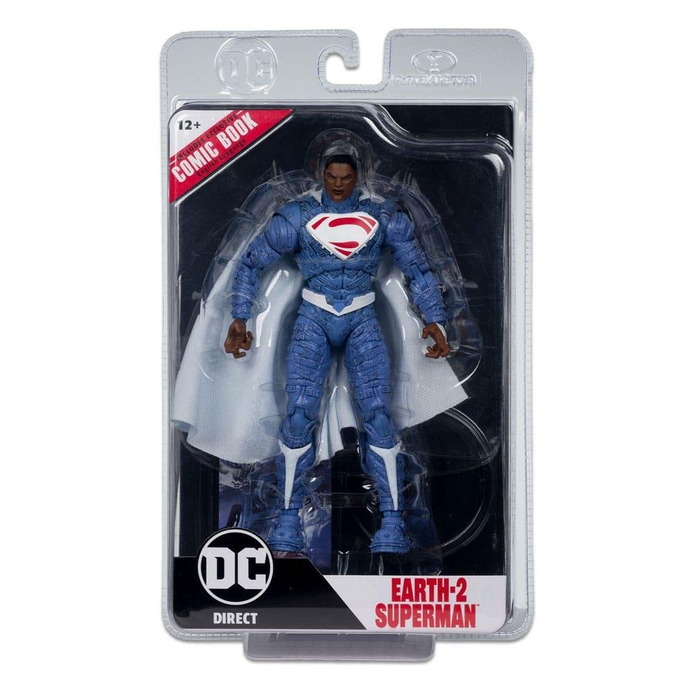 DC Direct: Gold Label – Earth-2 Superman (Ghosts of Krypton) Φιγούρα Δράσης (18cm) Περιέχει Comic Βιβλίο