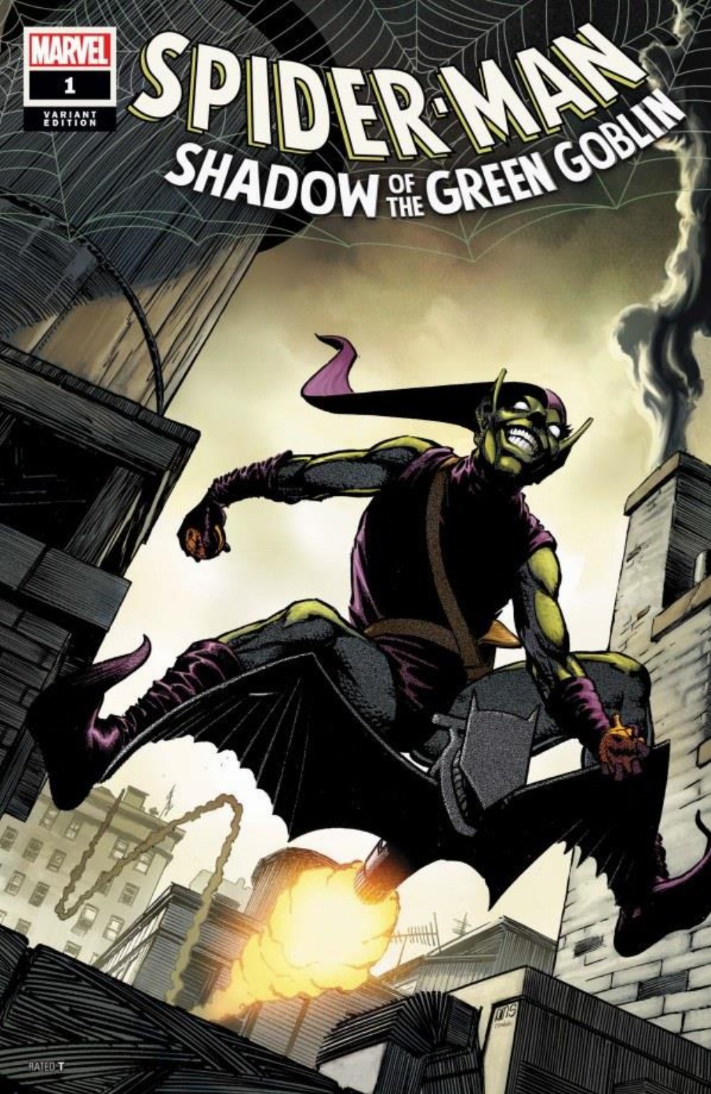 Τεύχος Κόμικ Spider-Man Shadow Of The Green Goblin #1 Hidden Gem Variant Cover