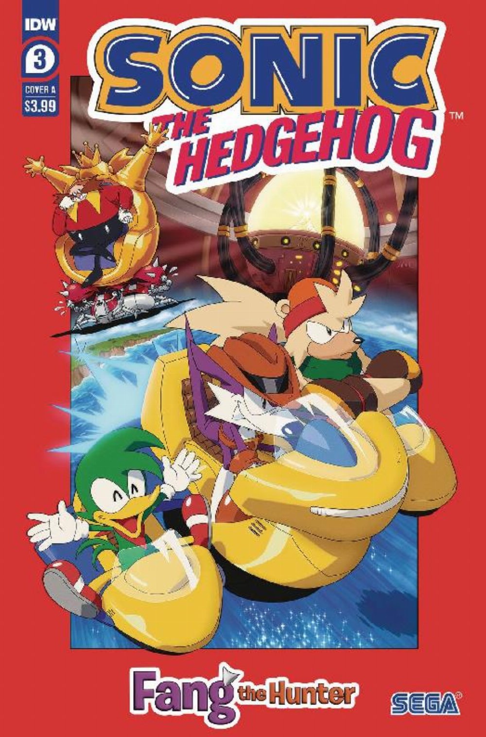 Τεύχος Κόμικ Sonic The Hedgehog: Fang The Hunter #3