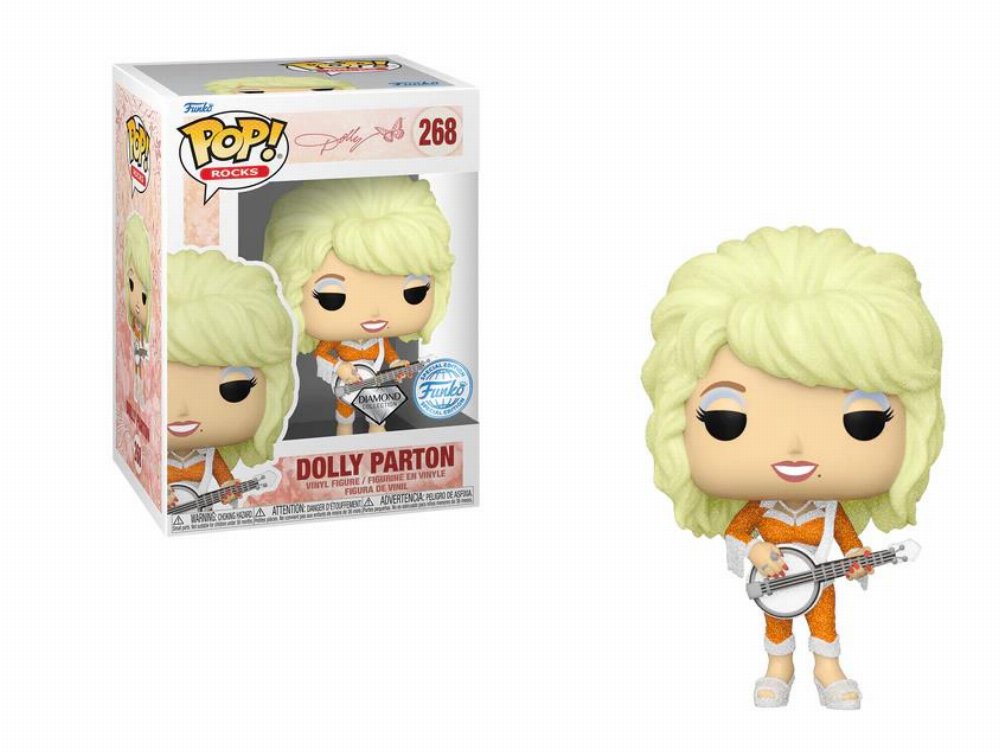 Φιγούρα Funko POP! Rocks: Music – Dolly Parton (Diamond Collection) #268 (Exclusive)