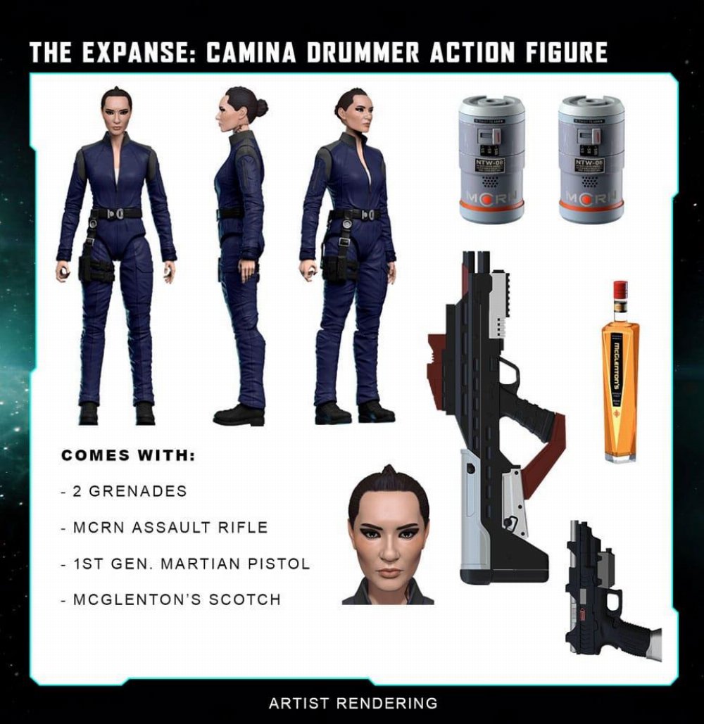 The Expanse – Camina Drummer Φιγούρα Δράσης (20cm)