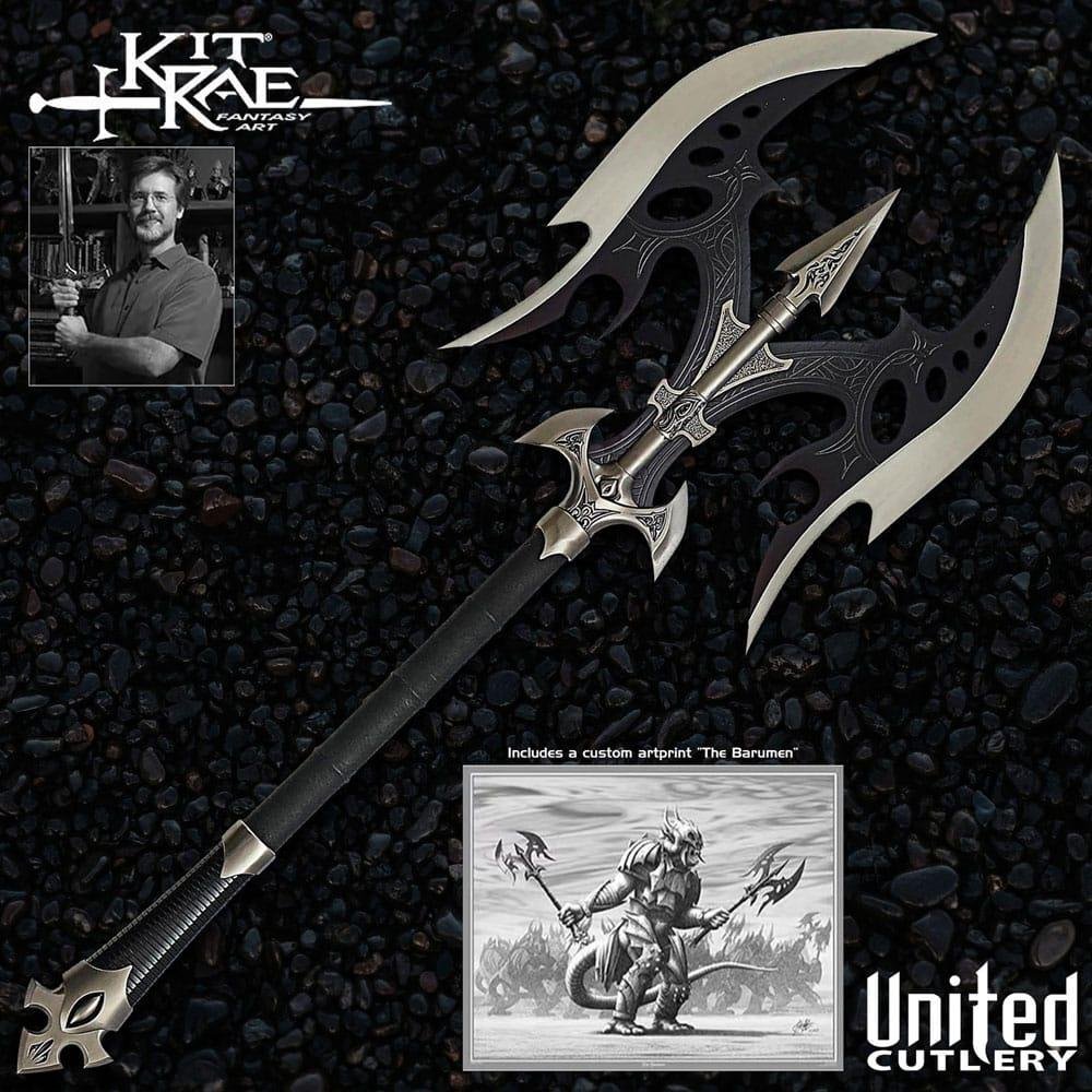 Kit Rae: Swords of the Ancients – Black Legion Battle Axe 1/1 Ρέπλικα (89cm)