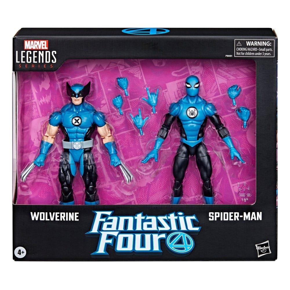 Marvel Legends: Fantastic Four – Wolverine & Spider-Man 2-Pack Φιγούρες Δράσης (15cm)
