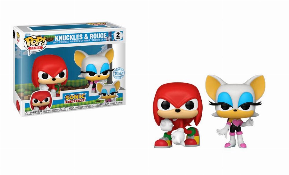 Φιγούρες Funko POP! Sonic the Hedgehog – Knuckles & Rouge 2-Pack (Exclusive)