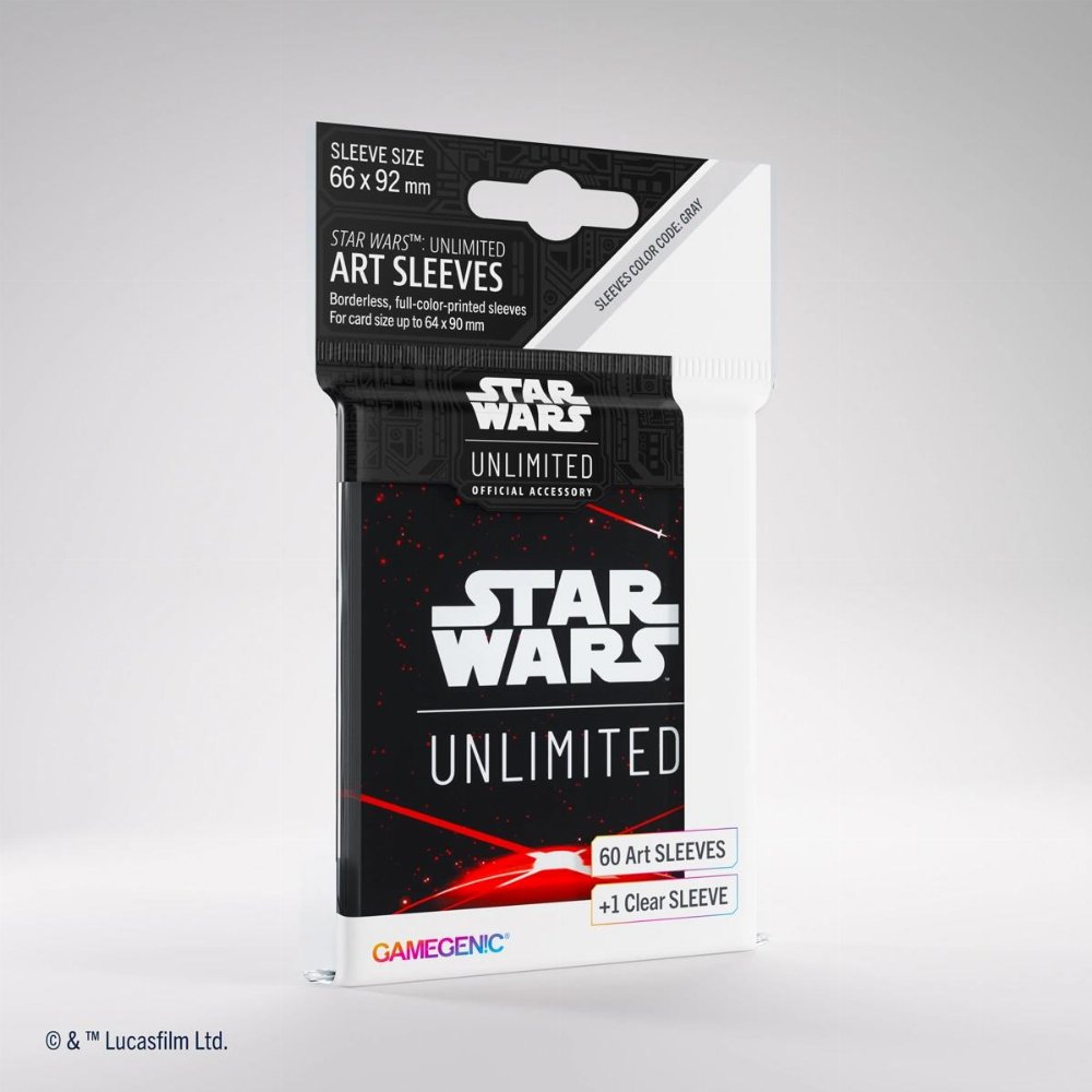 Gamegenic Card Sleeves Standard Size – Star Wars Unlimited: Space Red