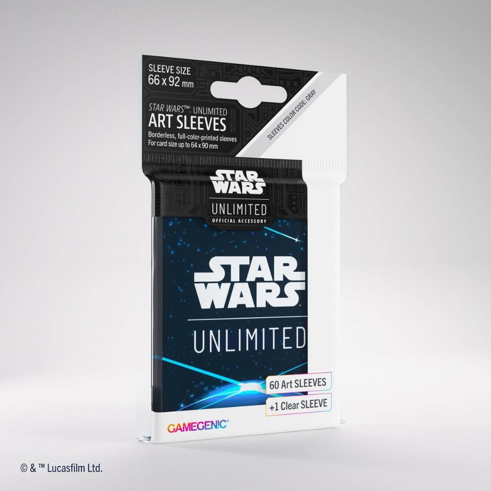 Gamegenic Card Sleeves Standard Size – Star Wars Unlimited: Space Blue