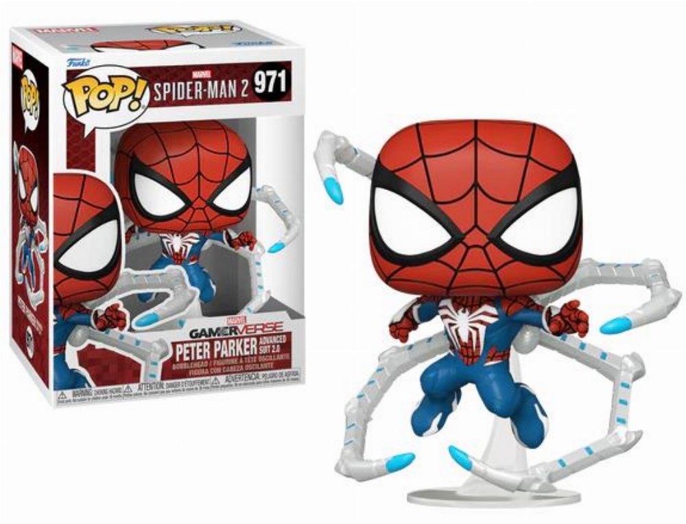 Φιγούρα Funko POP! Marvel: Spider-Man 2 – Peter Parker (Advanced Suit 2.0) #971