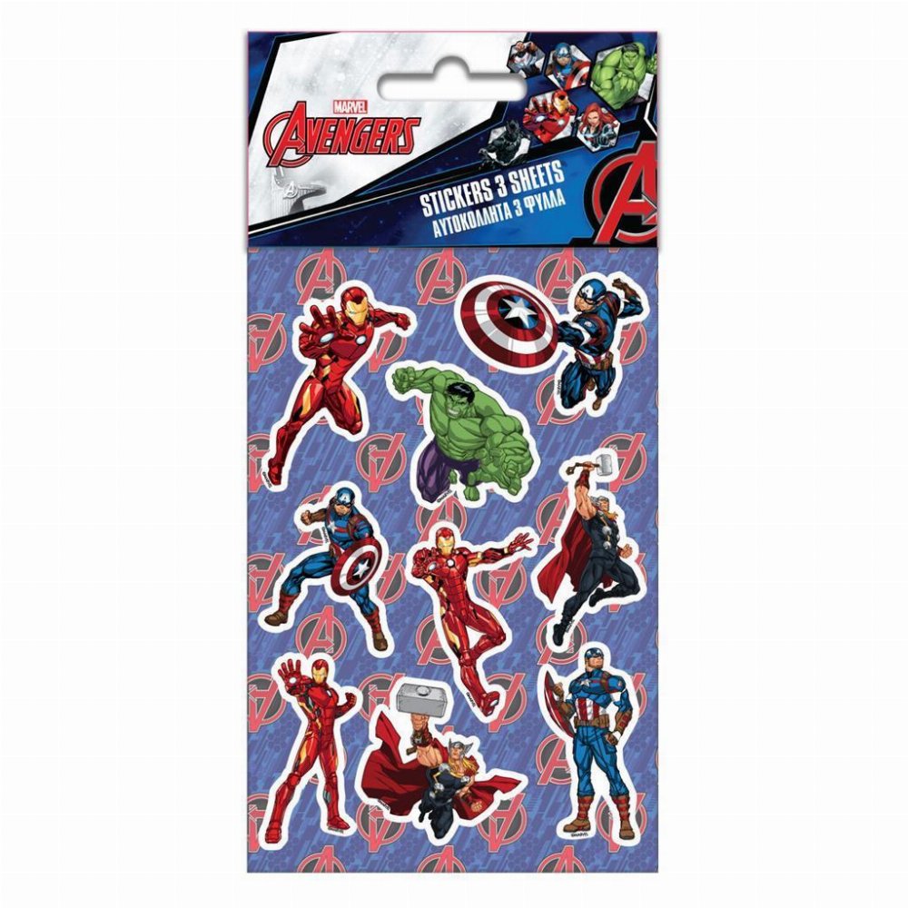 Marvel – Avengers Αυτοκόλλητα (96 Τεμάχια)