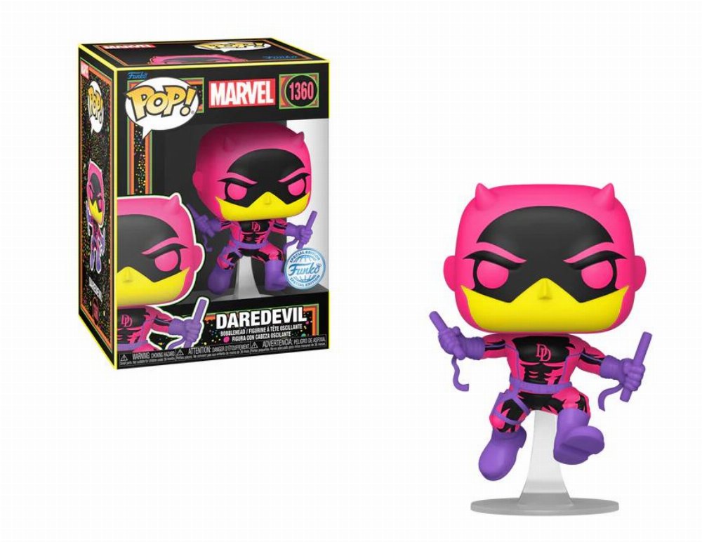 Φιγούρα Funko POP! Marvel – Daredevil (Black Light) #1360 (Exclusive)